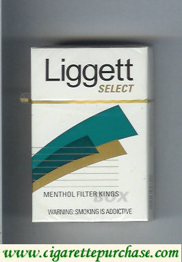 Liggett Select Menthol Filter Kings cigarettes hard box